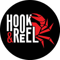 hook & reel seafood & bar logo