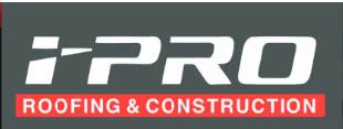 ipro roofing & construction logo