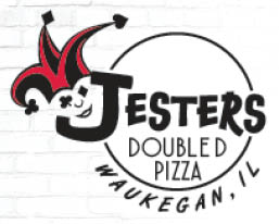 jesters double d pizza logo