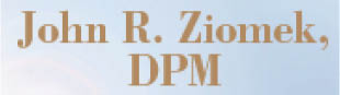 john r ziomek, dpm logo