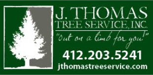 j thomas tree service western pa logo