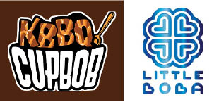 kbbq cupbob & littleboba logo