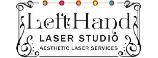 left hand laser studio logo