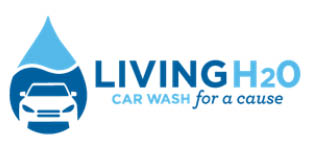 living h20 car wash logo