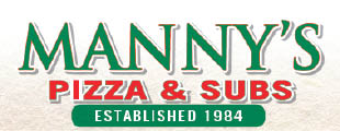 manny's pizza & subs logo