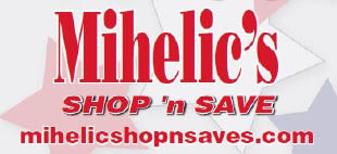 mihelic shop n saves logo