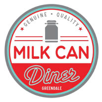 milk can diner logo
