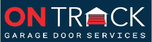 on track garage door services logo