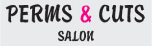 perms & cuts beauty supplies logo