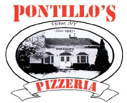 pontillo's pizzeria & restaurant victor logo
