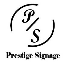 prestige signage logo