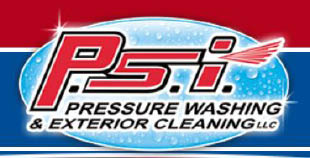 p.s.i. pressure washing & exterior cleaning llc logo