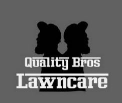 quality lawn and landscape bros logo