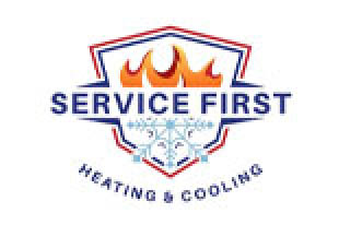 service first heating and cooling logo