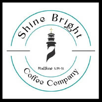shine bright coffee logo