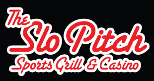 slo pitch grill & casino logo