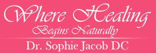 dr. sophie jacob, d.c. logo