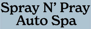 spray n' pray auto spa logo