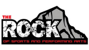 the rock of sports & performing arts logo