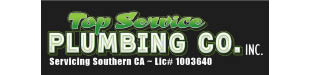 top service plumbing logo