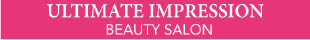 ultimate impressions beauty salon logo
