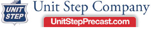 unit step precast concrete logo