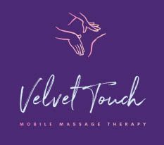 velvet touch mobile massage therapy logo