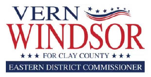 vern windsor - keeping clay county great logo