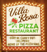 villa rosa pizza restaurant archer logo