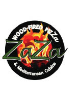 zaza's wood fired pizza & mediterranean cuisine logo